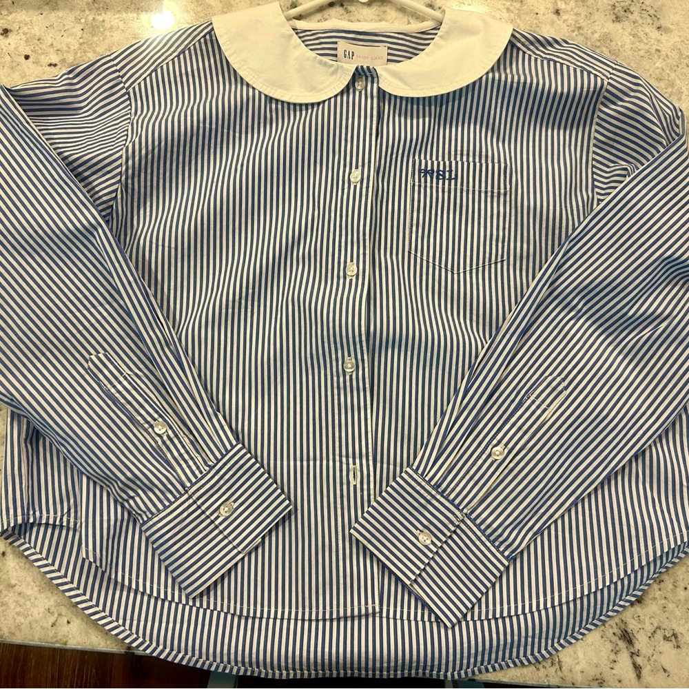 Gap x Sandy Liang Oversized Poplin Shirt size small
